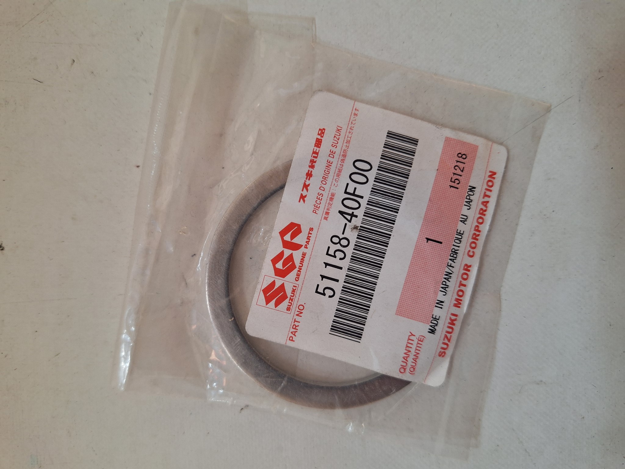 Picture of SUZUKI  SCHEIBE  51158-40F00